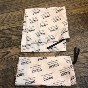 Gucci dust bags